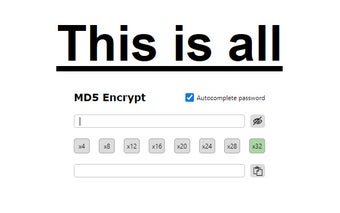 MD5 Encrypt