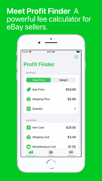 Profit Finder - Fee Calculator