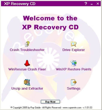 XP Recovery CD Maker