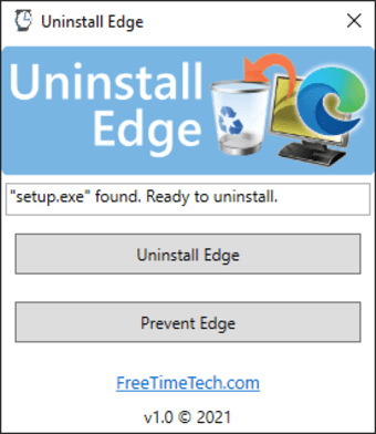 Uninstall Edge