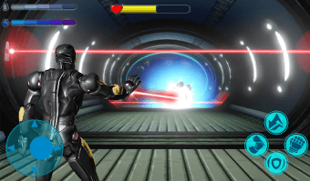 Black Super Iron Hero Robot 3D