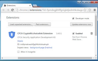 CFCA CryptoKit.choicelink Extension