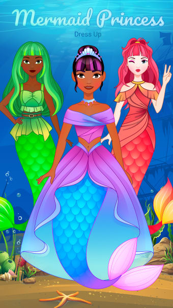 Mermaid Princess Dress Up