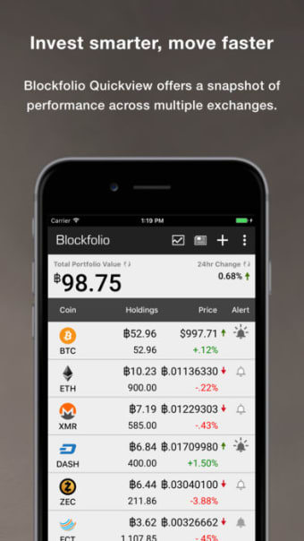 Blockfolio - Crypto Tracker