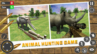 Animal hunting games with car