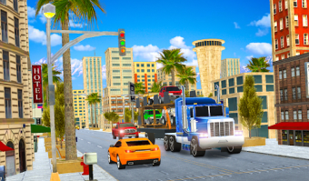 Truck Car Transport Trailer