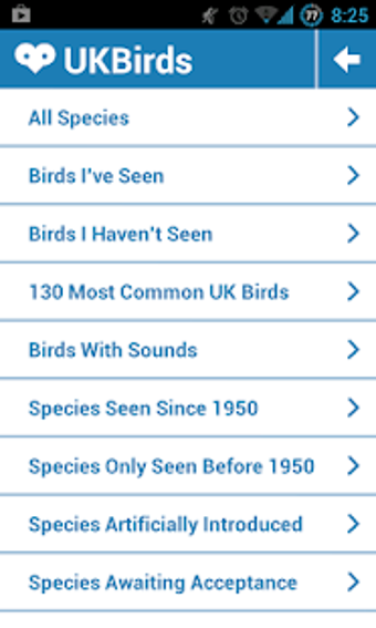 UK Birds - Birdwatching App