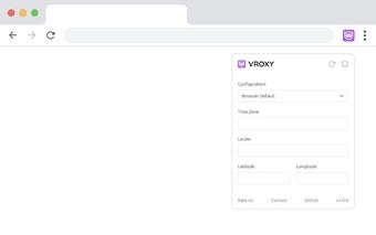 Vroxy - Change Time Zone, Geolocation & Locale