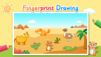 Creative fingerprint drawing