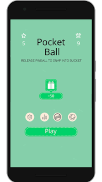 Pocket Ball Release Pinball To Snap Into Bucket