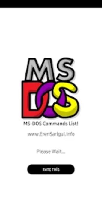 MS-DOS Commands List