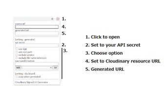 Cloudinary Signed Url Generator