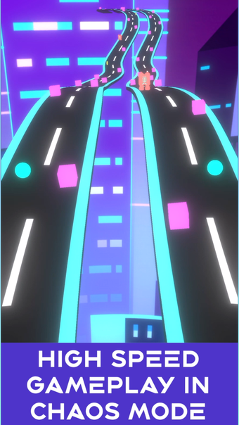 Neon Rush: Color Ball Road Run