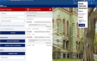 UPENN Course Calendar
