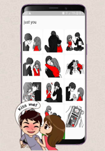 WAStickerApps - Love Kiss and Hugs Stickers
