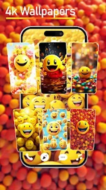 Emoji smiley face wallpapers