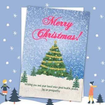 Christmas card maker  Wishes
