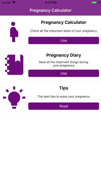 Pregnancy Calculator  Diary