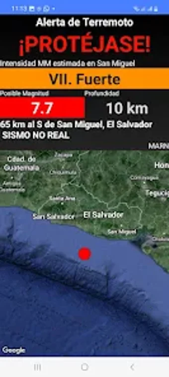 Alerta de Sismo