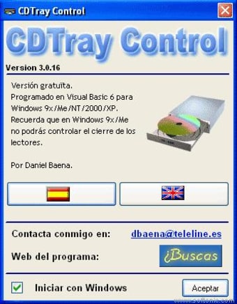 CDTray Control