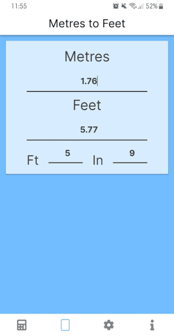 Feet Metres Converter