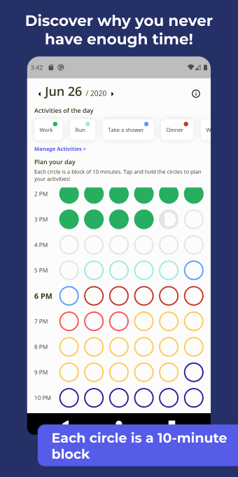 blocos - time block  daily planner organizer