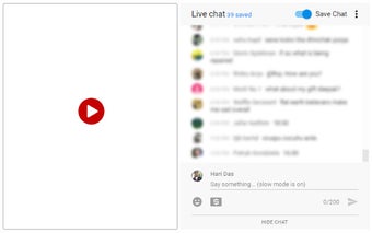 Save Live Streaming Chats for YouTube™