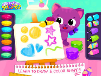 Cute  Tiny Shapes - Kids Learn Colors  Geometry