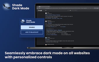 Shade Dark Mode