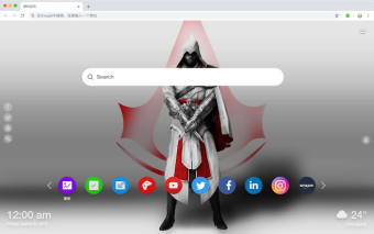 Assassin's Creed Hot Games HD New Tabs Theme