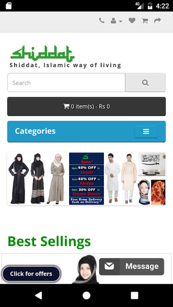 Shiddat- Islamic Shopping App
