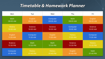 Timetable  Homework Planner