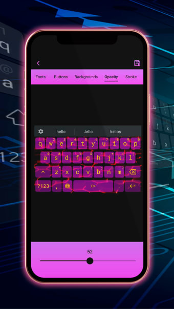 Neon Theme - Android Keyboard