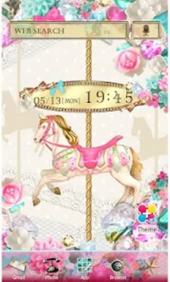 Fairy tale carousel Wallpaper