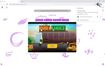 Pixel Force Game New Tab