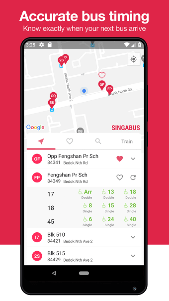 Singabus - Singapore Bus Timing  MRT app SG
