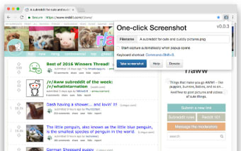 One-click Screenshot