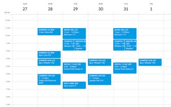 Berkeley Schedule Exporter