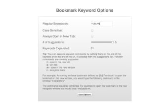 Bookmark Keyword