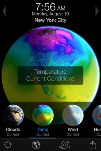 Living Earth - Clock  Weather