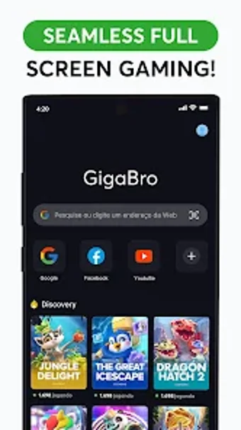 GigaBro: Gaming Browser