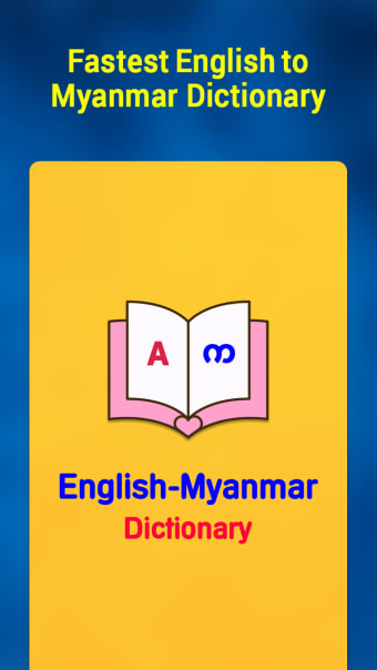 English - Myanmar Dictionary with Synonyms