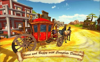 Horse Taxi City Transport: Horse Riding Games