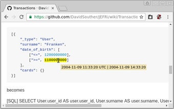 Unix timestamp to readable date/time