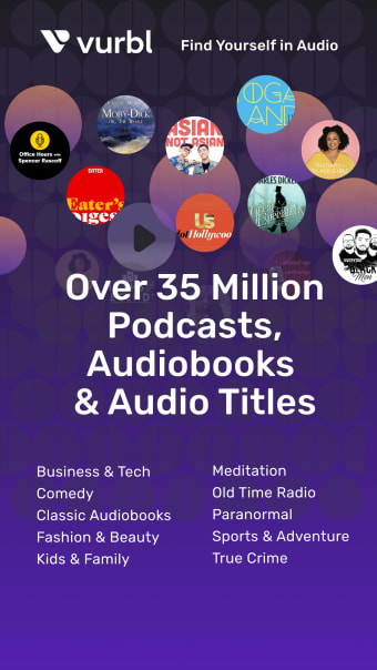 Vurbl: Stream Audio  Podcasts