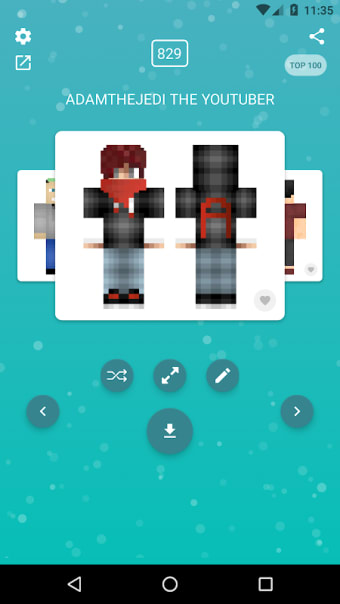 Skins YouTubers for Minecraft PE