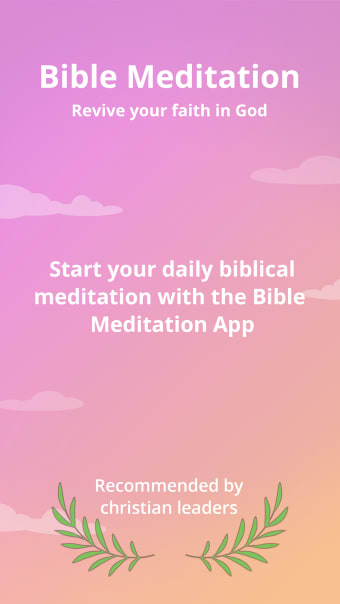 Bible Meditation - Pray daily