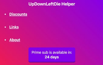 UpDownLeftDie Twitch Helper