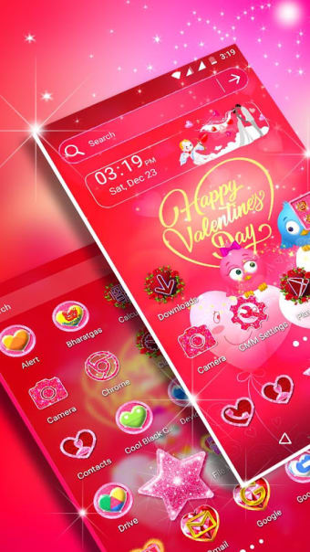 Valentine Day Launcher Theme