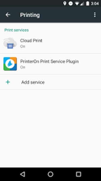 PrinterOn Print Service Plugin